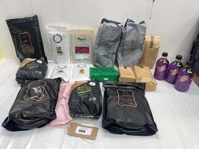 Lot 3868 - Coffee beans and ground coffee beans including...