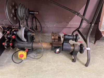 Lot 136 - An engineering lathe by Myford (Incomplete, no...