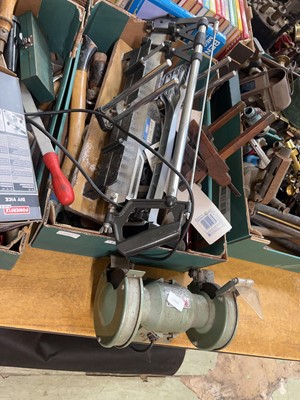 Lot 144 - Two trays containing assorted tools to include...