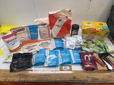 Lot 3872 - Impact Whey Protein + Collagen, Creatine,...
