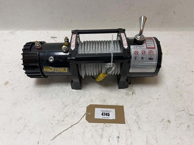 Lot 4745 - 13500LB electric winch