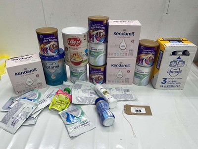 Lot 3875 - Baby & Toddler products including Aptamil,...