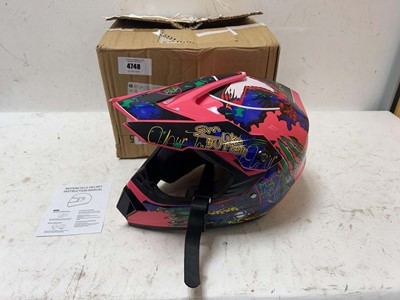 Lot 4748 - Motorcycle helmet