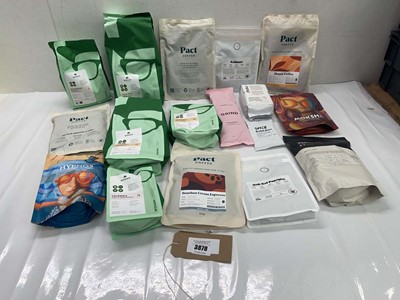 Lot 3878 - Coffee beans and ground coffee beans
