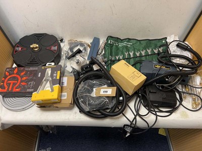 Lot 4750 - Mixed tools and household electrics to include...