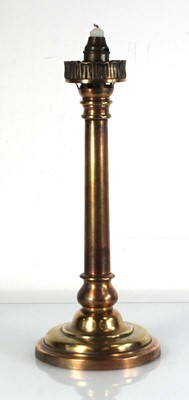 Lot 73 - A late 19th century brass and copper-finished...