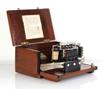 Lot 76 - A mahogany cased 2722 Azimuth Motor for Gyro...