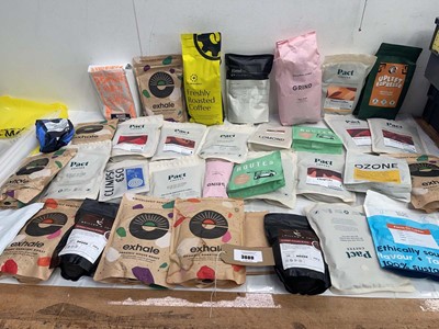 Lot 3889 - Coffee beans and ground coffee beans including...