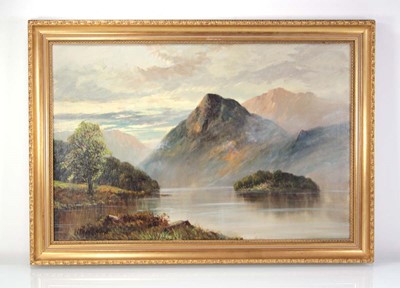 Lot 129 - British School, 20th century, Highland view,...