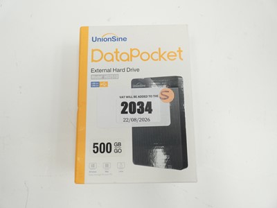 Lot 2034 - *Sealed* UnionSine DataPocket 500GB external HD