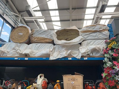 Lot 4081 - 8 rolls of wool insulation