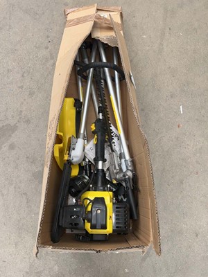 Lot 4084 - Titan petrol strimmer plus hedge trimmer...