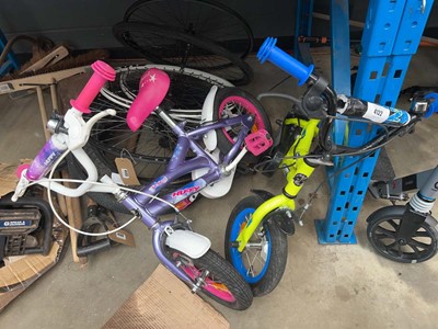 Lot 4122 - 2 Huffy children's bikes