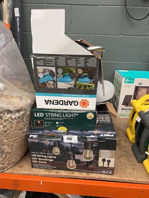 Lot 4137 - Gardener seed spreader plus selection of...