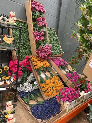 Lot 4141 - Selection of artificial flowers