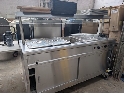 Lot 710 - 180cm Parry MSB18G Hot cupboard Bain-Marie...