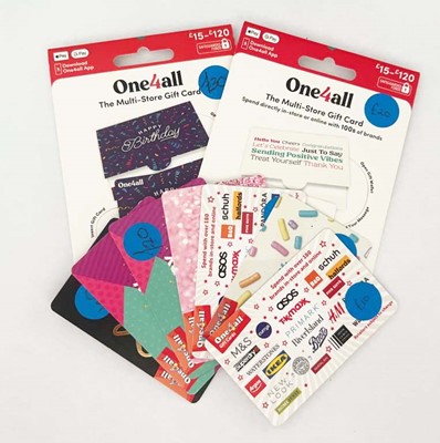 Lot 9 - One 4 all (x9) - Total face value £200