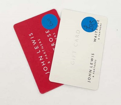 Lot 32 - John Lewis (x2) - Total face value £135
