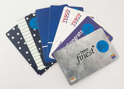Lot 41 - Tesco (x9) - Total face value £305