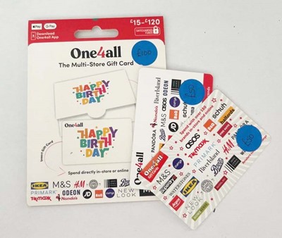 Lot 44 - One 4 all (x3) - Total face value £200