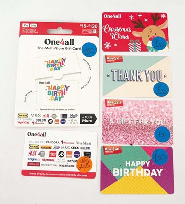 Lot 47 - One 4 all (x6) - Total face value £200