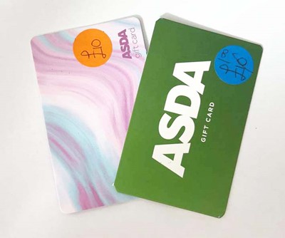 Lot 56 - Asda (x2) - Total face value £110