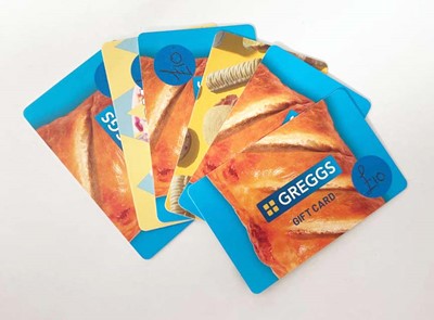 Lot 57 - Greggs (x6) - Total face value £80