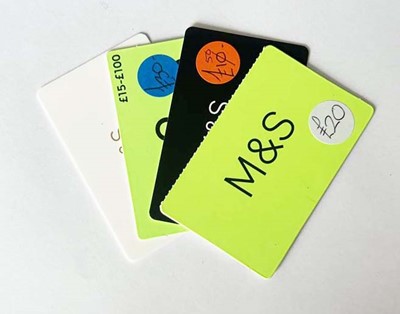 Lot 74 - Marks & Spencer (x4) - Total face value £200