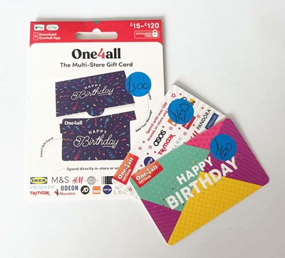 Lot 109 - One 4 all (x3) - Total face value £200