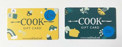 Lot 123 - Cook Gift Card (x2) - Total face value £80
