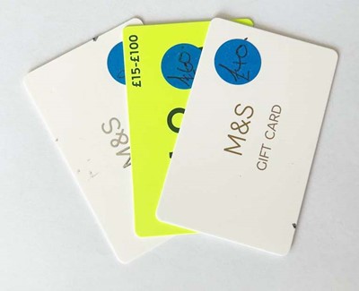 Lot 141 - Marks & Spencer (x3) - Total face value £200