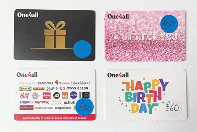 Lot 150 - One 4 all (x4) - Total face value £200
