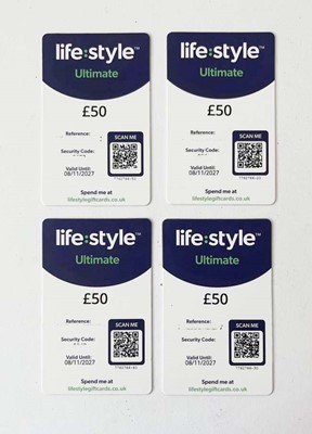 Lot 158 - Lifestyle (x4) - Total face value £200