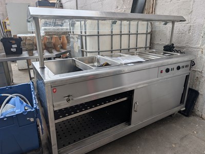 Lot 715 - 180cm Parry MSB18G Hot cupboard Bain-Marie...