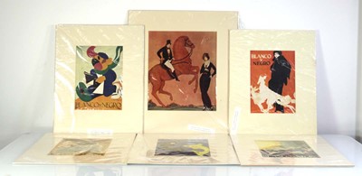 Lot 133 - Thirteen coloured reproductions, each...