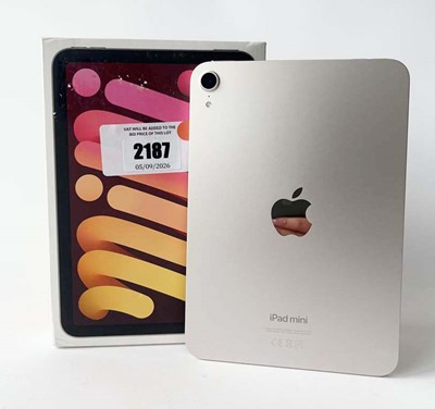 Lot iPad Mini A17 Pro 128GB Starlight with box and...