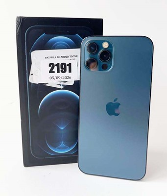 Lot iPhone 12 Pro 128GB Pacific Blue with box
