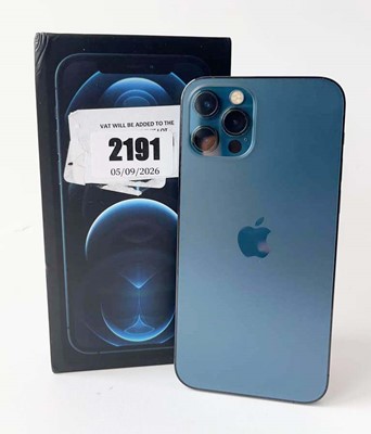 Lot iPhone 12 Pro 128GB Pacific Blue with box