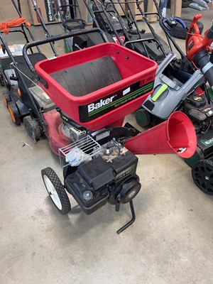 Lot 4179 - Baker 2 wheeled petrol garden shredder