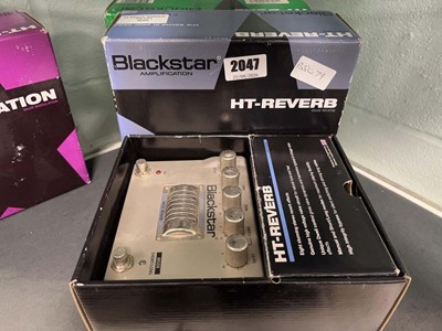 Lot 2047 - Boxed Blackstar HT Reverb pedal