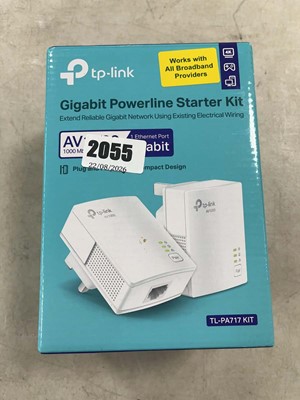 Lot 2055 - Boxed TP-Link Gigabit Powerline Starter Kit