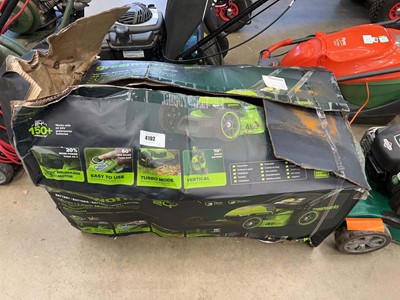 Lot 4192 - Boxed Greenworks rotary electric mower with 2...