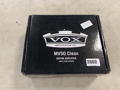 Lot 2060 - Boxed VOX MV50 Clean guitar amp.