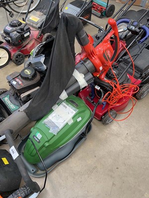 Lot 4196 - Forte electric hover mower plus Flymo 240v...