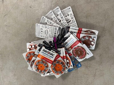 Lot 2071 - Quantity of ear aid batteries