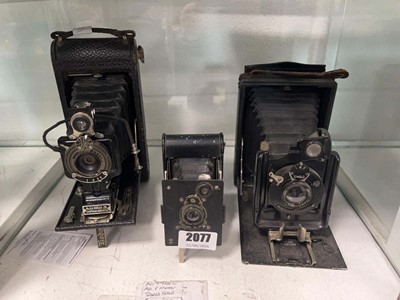 Lot 2077 - 2 Kodak Eastman cameras, plus Kodak Canadian...
