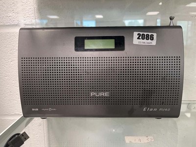 Lot 2086 - Pure Elan RV40 digital radio
