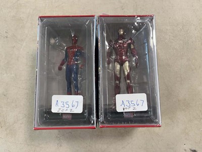 Lot 2088 - 2 Marvel figures, Ironman and Spiderman