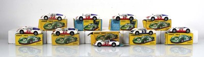 Lot 164 - Nine Corgi models: 9 x 330 Porsche Carrera 6,...