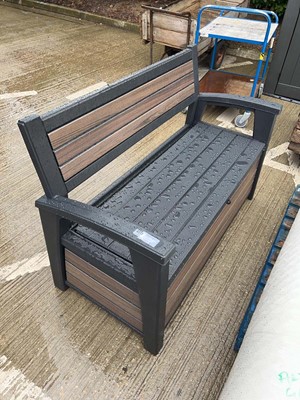 Lot 4277 - Keter storage bench